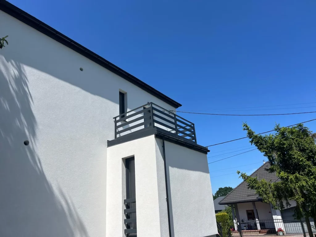 Balustrady stalowe malowane proszkowo