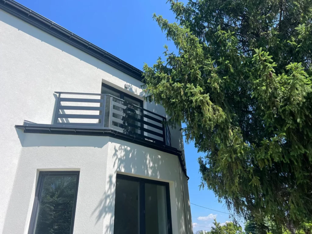 Balustrady stalowe malowane proszkowo