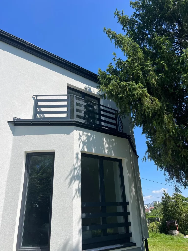 Balustrady stalowe malowane proszkowo